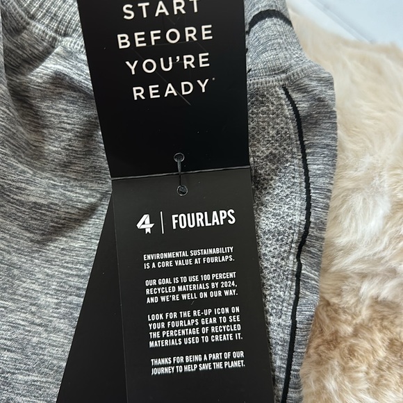 Womens seamless workout shorts m/l new grey - Picture 6 of 7